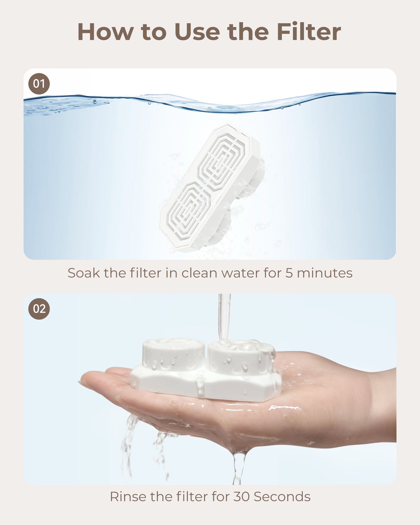 6-Pack Replacement Filters and Pre-Filter Sponges - 2025 Version