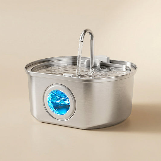 Oval Cat Fountain + 4 Filters, 108oz