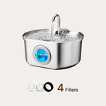 Oval Cat Fountain + 4 Filters, 108oz