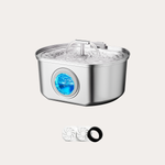Oval Duo Stainless Steel Cat Fountain, 108oz