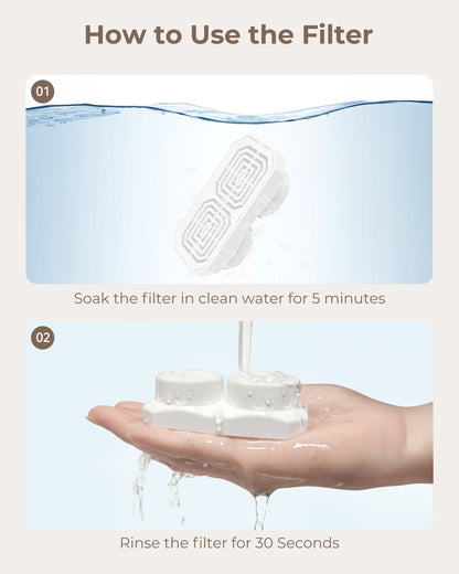 6-Pack Replacement Filters and Pre-Filter Sponges - 2025 Version