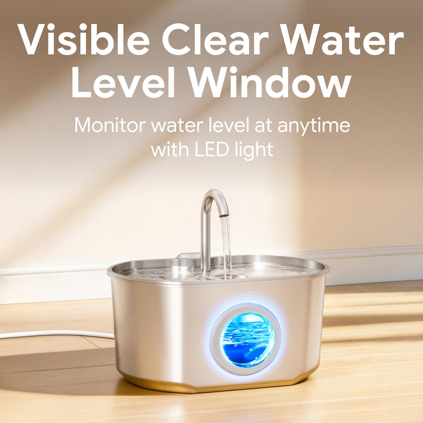 Oval Cat Fountain + 4 Filters, 74oz
