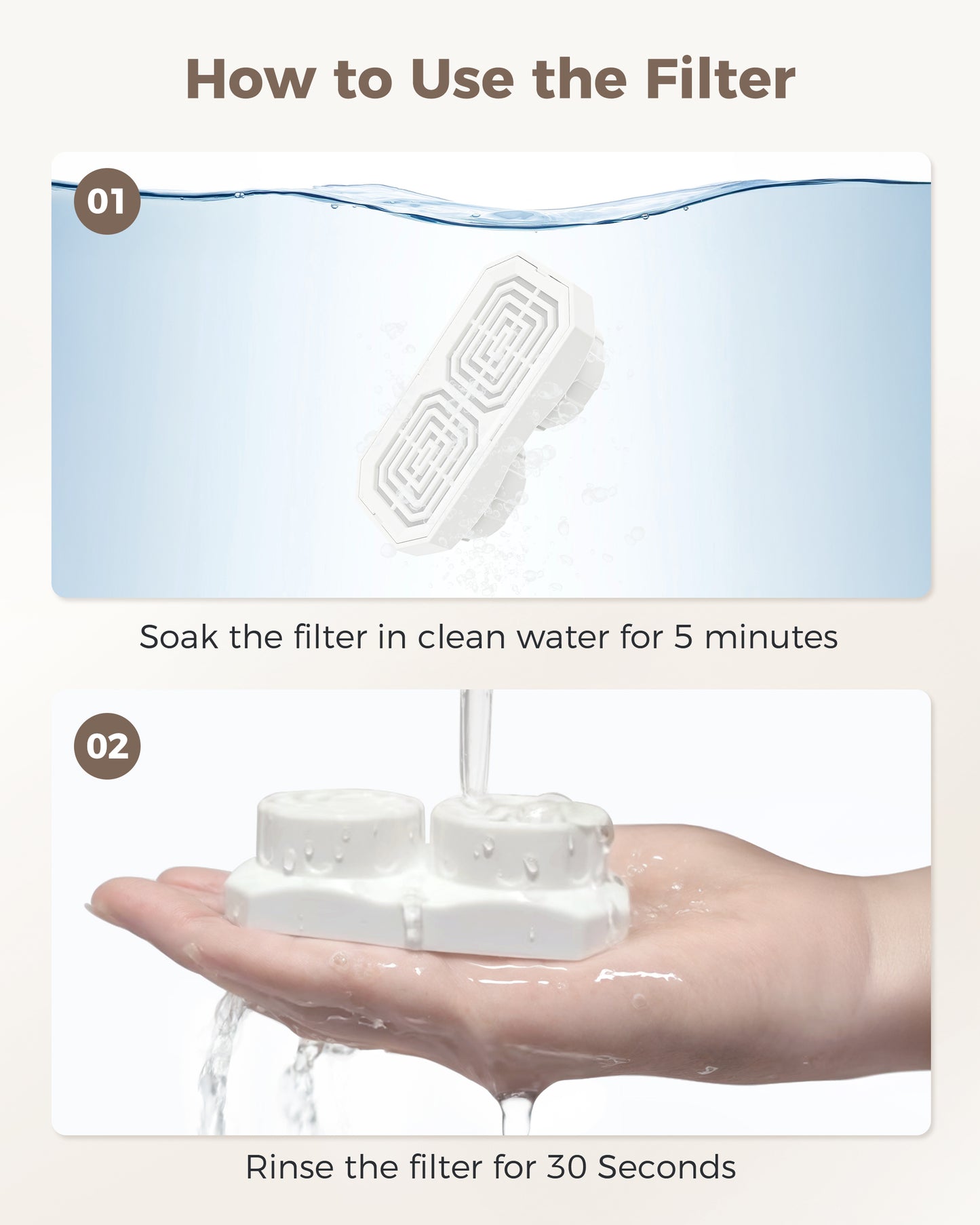 12-Pack Replacement Filters and Sponges for 74oz/2.2L Fountain