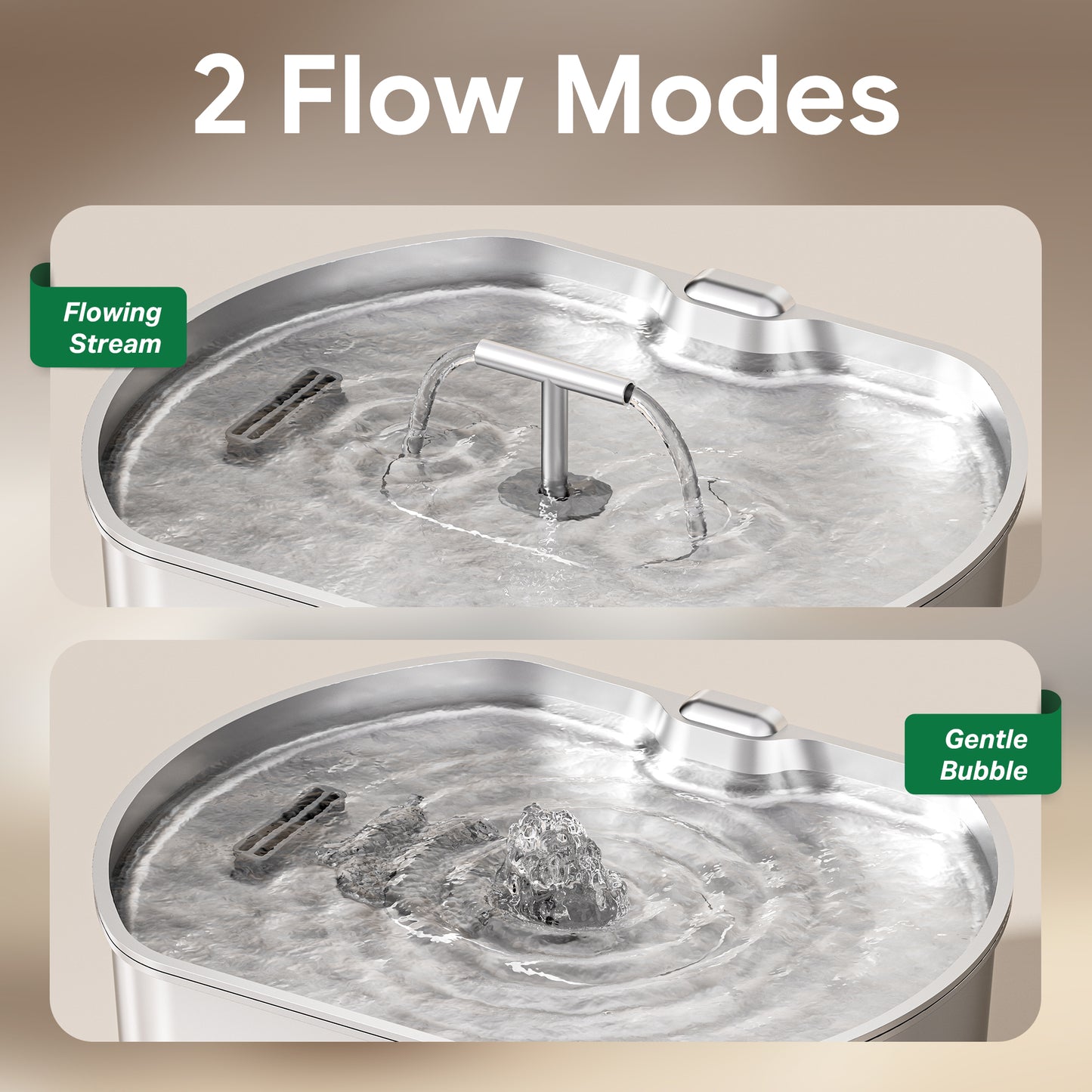 Oval Duo Cat Fountain + 4 Filters, 236oz