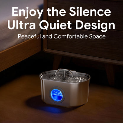 Oval Duo Cat Fountain + 4 Filters, 74oz