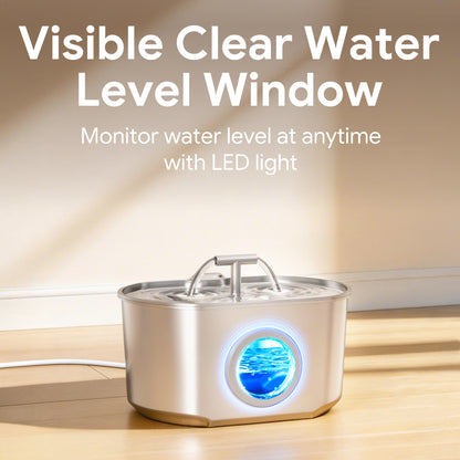 Oval Duo Cat Fountain + 4 Filters, 74oz
