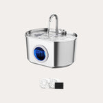Oval Stainless Steel Cat Fountain, 74oz